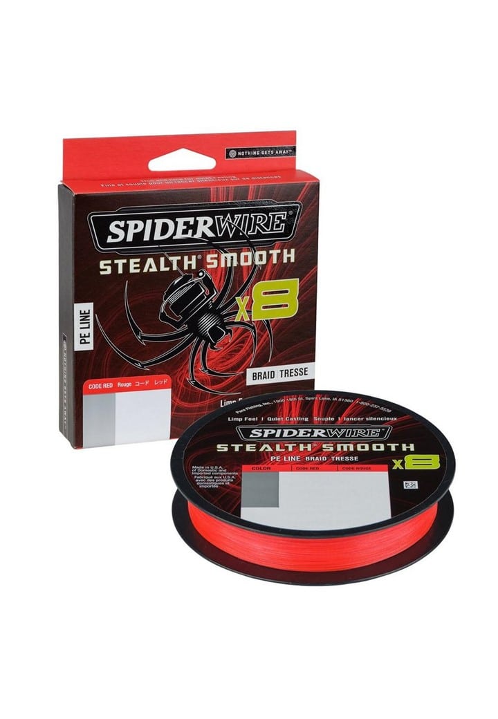 Tresse x8 Brins Stealth Smooth Red Spiderwire
